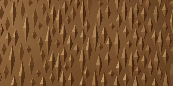 スパイク三角形抽象幾何学的背景3Dイラスト — ストック写真