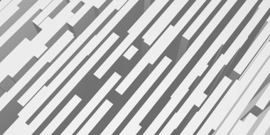 Soyut çubuk arkaplan ışığı ve gölge 3 boyutlu illüstrasyon (1)