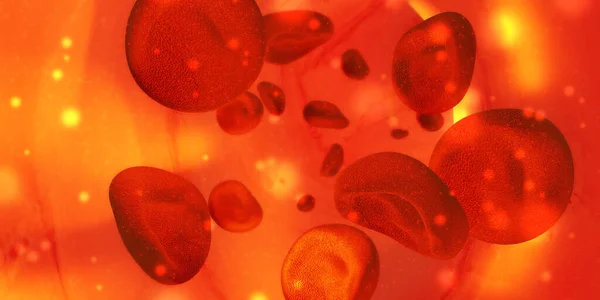 삽화의 적혈구 — 스톡 사진
