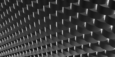 Çelik alüminyum kaplı arkaplan materyali 3D illüstrasyon