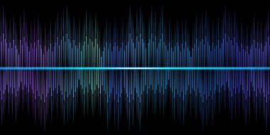 Ses dalgası eşitleyici DJ 3d ışık parıltısı
