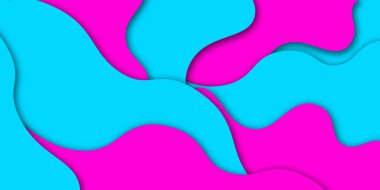 dalga soyut sanat kağıt oyma arka plan kağıt katman 3d illüstrasyon