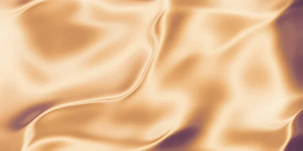 Metallische Oberflächenschlieren Aus Gold Zerknittert Stahloberfläche Glänzende Oberfläche Illustration — Stockfoto