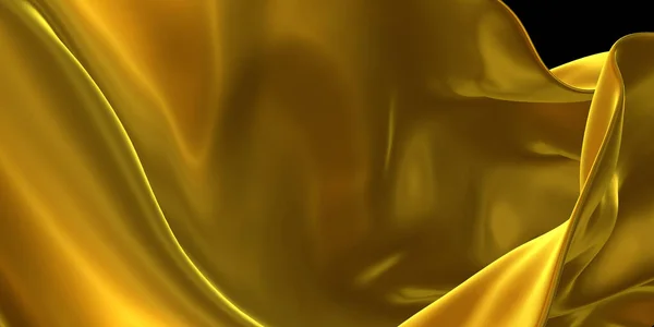 Χρυσό Περίτεχνο Ύφασμα Φύλλο Χρυσού Τσαλακωμένη Επιφάνεια Χρυσού Αφηρημένο Φόντο — Φωτογραφία Αρχείου