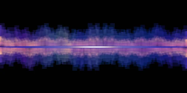 Ljud Våg Equalizer Ljudeffekt Illustration — Stockfoto