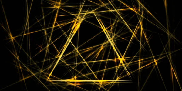 Золотий Жовтий Світиться Пряма Лінія Контрастний Трикутник Фонове Зображення Ілюстрація — стокове фото