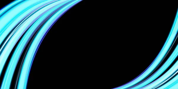 Achtergrond Beeld Curve Beweging Laserlicht Een Licht Uitstralende Curve Illustratie — Stockfoto