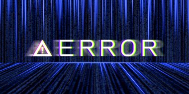 3d İllüstrasyon hatası etkisi Bilgisayar tehlike sembolleri Hacklenmiş hatalar Cyberpunk tasarım fikirleri Dijital pikseller hatalı ses pikselleri Video ve bilgisayar sistemi bozulmaları