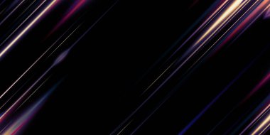 soyut ışık çizgileri teknoloji dinamik teknoloji desen tasarımı 3D illüstrasyon