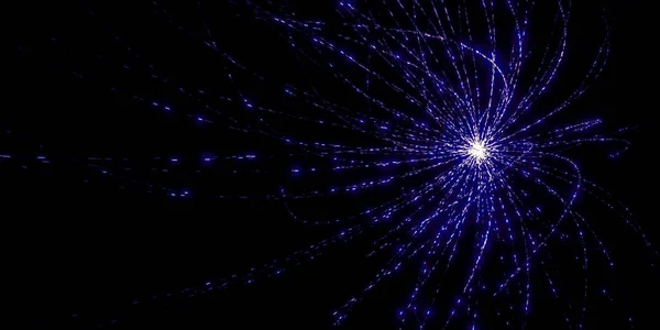 Вибухова Крива Лазерне Світло Чорна Технологія Концепція Фонове Зображення Ілюстрація — стокове фото