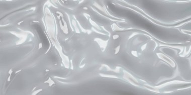 3 boyutlu illüstrasyon. Plastik kırışıklık. Silikon levha.