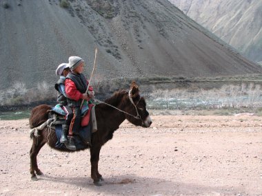 Kirghizia dağlarında