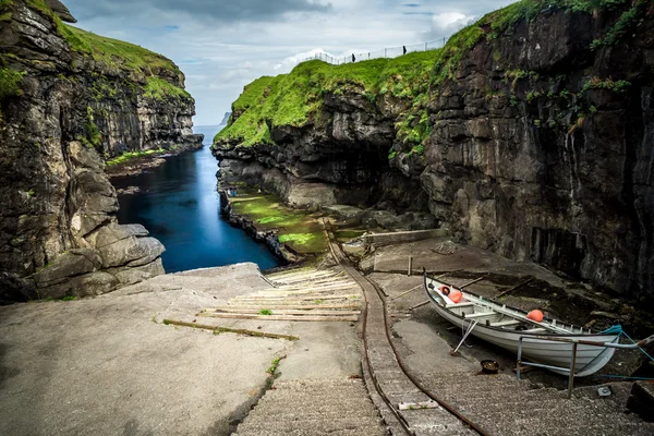 Gjogv, Isole Faroe — Foto Stock