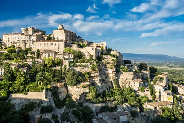 Gordes ortaçağ köyü. Tipik bir kasaba Provence, Güney Fransa. — Stok fotoğraf