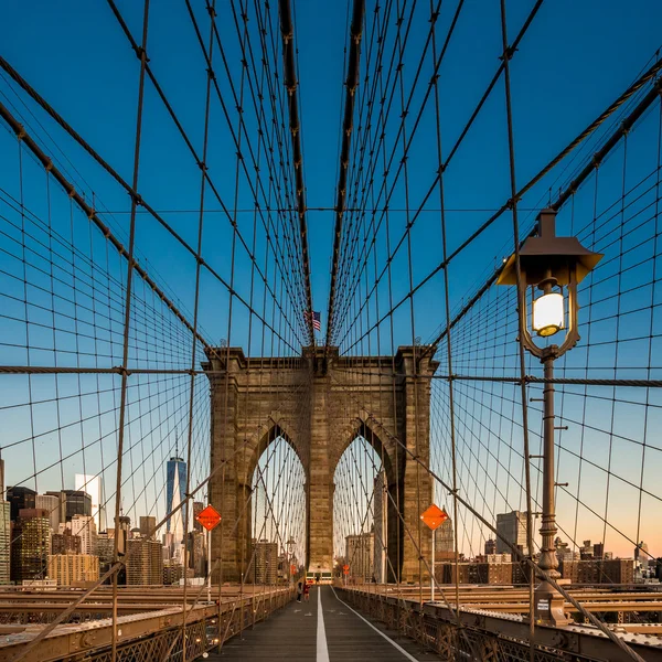 Most Brookliński w Nowym Jorku, USA — Zdjęcie stockowe