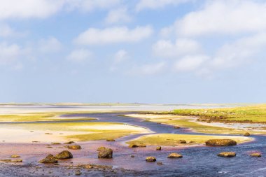 Kuzey Uist Adası 'ndaki Traigh Vallay