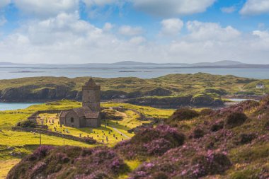 St Clements Church near Roghadal south of Leverburgh, Isle of Harris, Outer Hebrides, Scotland clipart