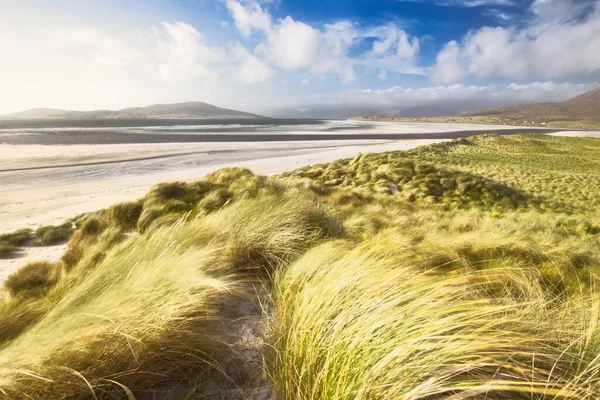 Praia de Luskentyre na Ilha de Harris nas Hebrdes Exteriores. — Fotografia de Stock