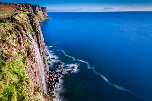 Рок водоспад кілт, острів Скай — стокове фото