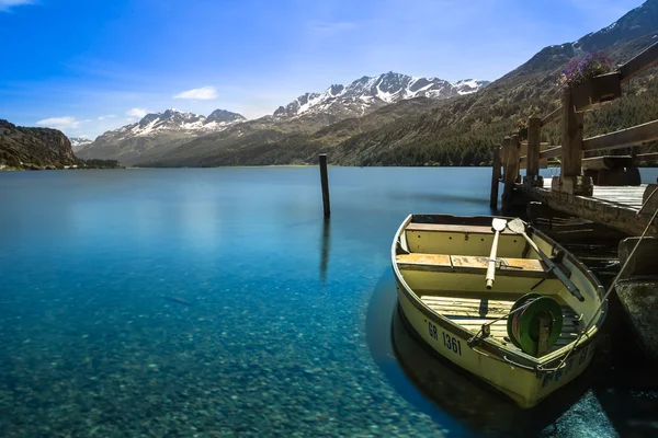Lago Saint Moritz — Fotografia de Stock