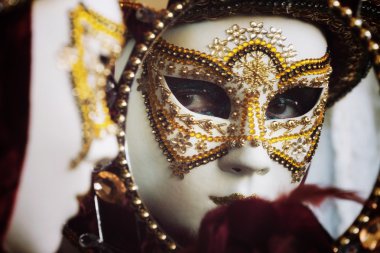 Venedik 'te karnaval maskesi