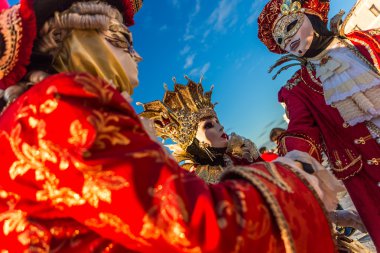 Carnival mask in Venice clipart
