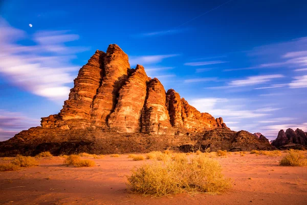 Wadi Rum-ørkenen – stockfoto