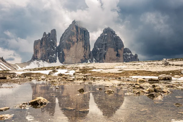 Horské panorama v Itálie Dolomity — Stock fotografie