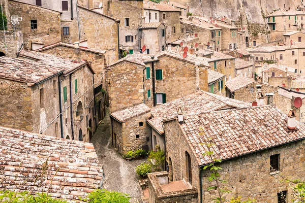 Pueblo en Toscana — Foto de Stock