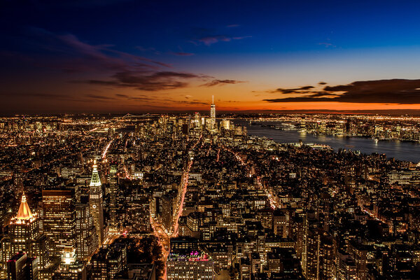 Skyline Manhattan in New York City