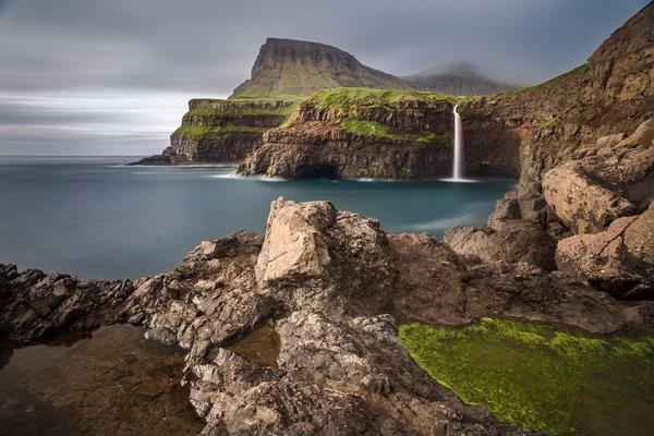 Gasadalur, faroe islands — Stock Photo, Image