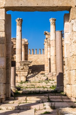 Jerash, Roma İmparatorluğu'nun antik kalıntıları. Ürdün