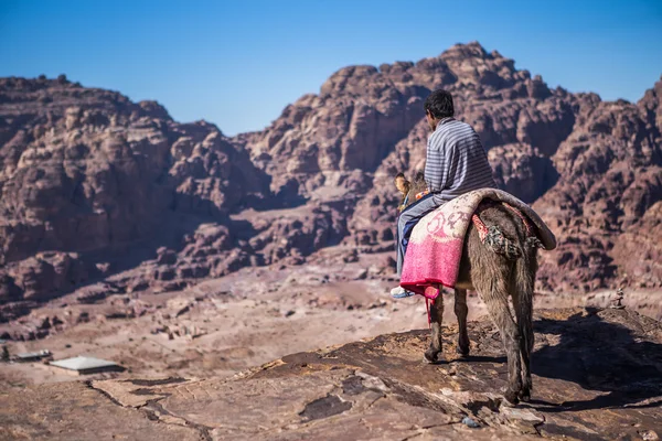 Ősi város, Petra Jordan-ban — Stock Fotó