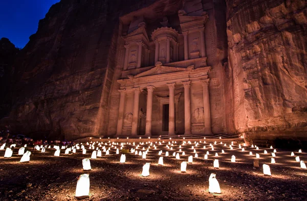 Petra la magnifica ciudad antigua — Foto de Stock