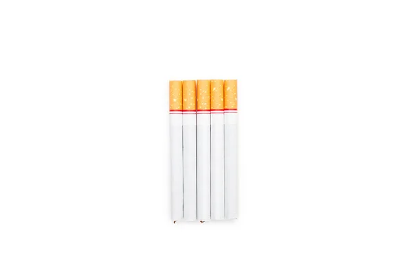 白色背景上的烟草。世界无烟日 — 图库照片