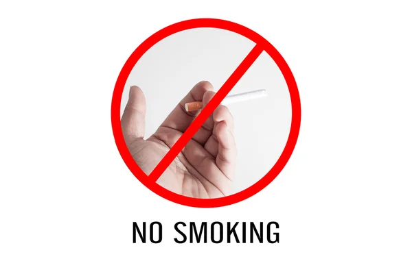 Signs of no smoking design for World No Tobacco Day. Royalty Free Stock Images