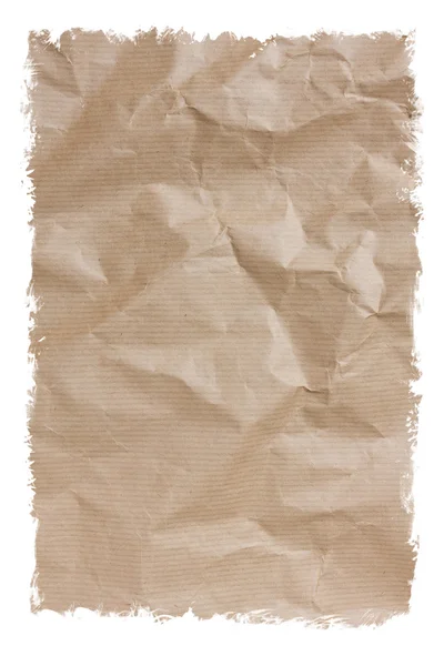 Papel de textura de cartón reciclado aislado en blanco —  Fotos de Stock