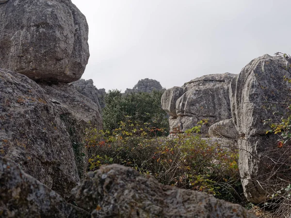 Άποψη Του Torcal Antequera Φυσικό Πάρκο — Φωτογραφία Αρχείου