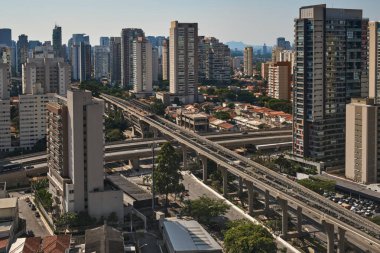Sao Paulo 'daki Brooklin mahallesinin manzarası