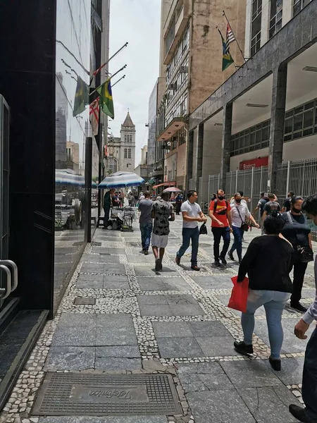 Sao Paulo Brésil Novembre 2020 Nouvelle Normalité Dans Région Avenue — Photo