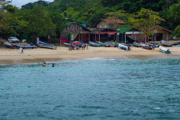 Rio Janeiro Brésil Juillet 2015 Vue Village Pêcheurs Sur Plage — Photo