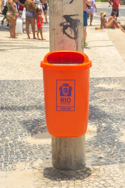 Rio Janeiro Brasil Noviembre 2014 Vista Típica Basura Callejera Rio — Foto de Stock