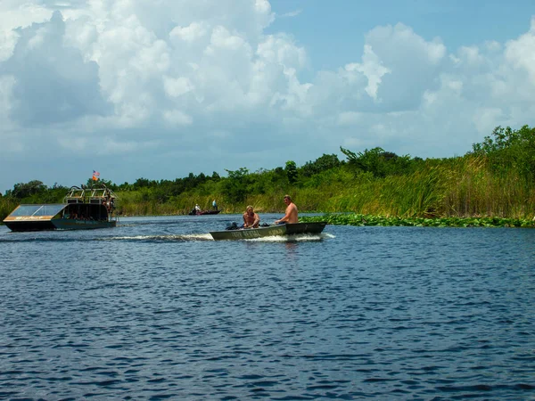 Ein Schöner Blick Auf Den Everglades Sumpf Sommer — Stockfoto