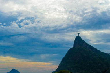 Rio de Janeiro 'daki Corcovado' nun çok uzağından bak..