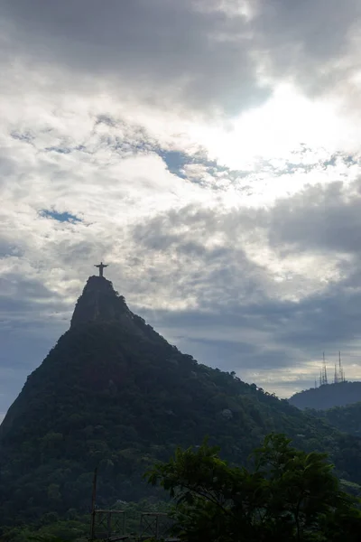 Θέα Από Μακριά Από Corcovado Στο Ρίο Ντε Τζανέιρο — Φωτογραφία Αρχείου