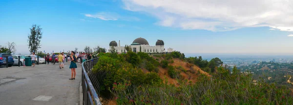 Los Angeles Usa June 2016 Wide Panoramic View Griffith Observatory — 图库照片