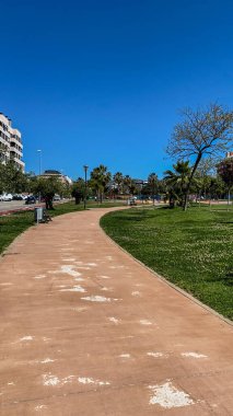 Teatinos, Malaga 'da sokak manzarası.