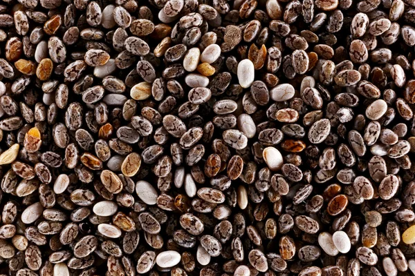 Chia seeds - macro — Stock Photo, Image