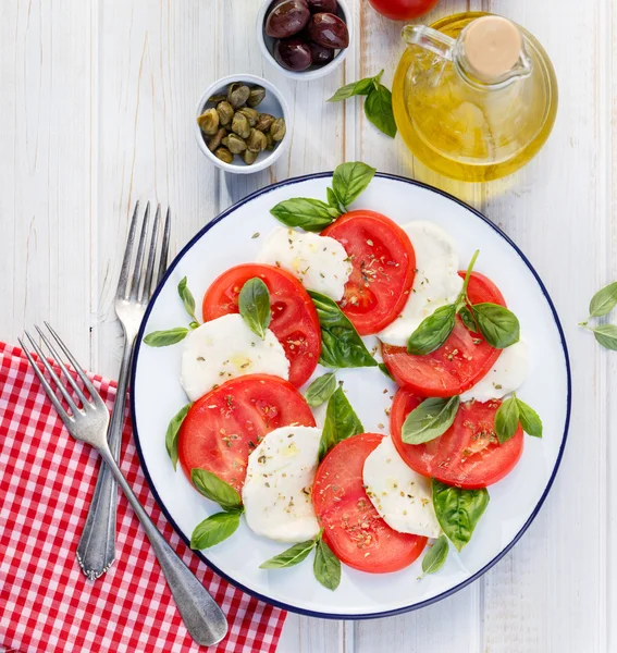 Caprese salatası — Stok fotoğraf