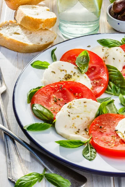 Salade caprese — Stockfoto